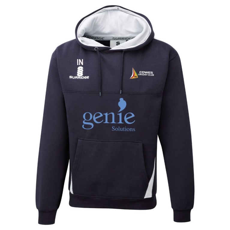 Cowes CC Blade Hoody Navy/White